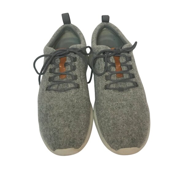 Johnston & Murphy Gray Wool Sneakers Memory Foam Insole Mens 10.5M - Picture 5 of 11